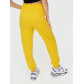 Спортивные брюки женские желтого цвета 1306J
