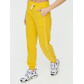 Спортивные брюки женские желтого цвета 1306J