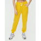 Спортивные брюки женские желтого цвета 1306J