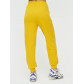 Спортивные брюки женские желтого цвета 1306J