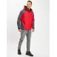Куртка демисезонная 3 в 1 красного цвета 12005Kr