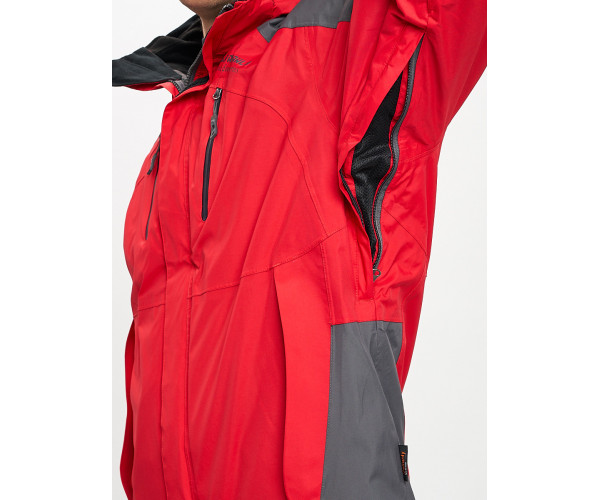 Куртка демисезонная 3 в 1 красного цвета 12005Kr
