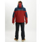 Горнолыжная куртка анорак мужская красного цвета 77024Kr