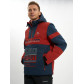 Горнолыжная куртка анорак мужская красного цвета 77024Kr