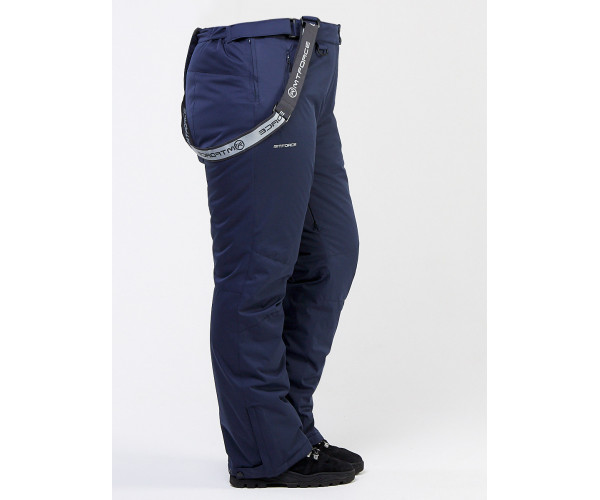 Женский зимний костюм горнолыжный большого размера фиолетового цвета 011982F