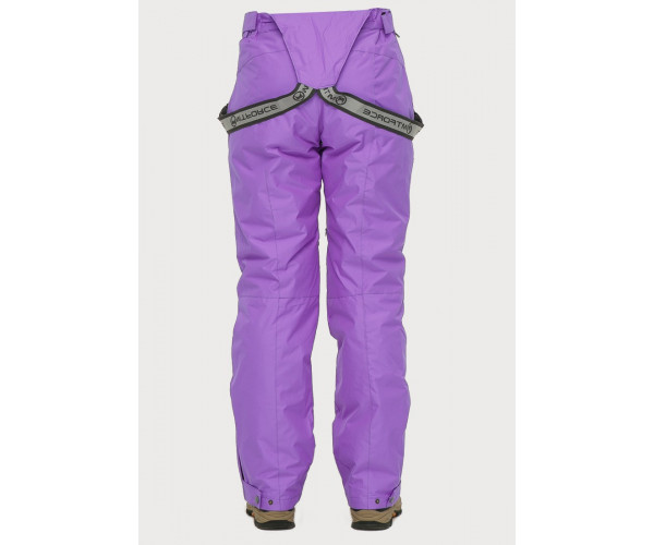 Женский зимний костюм горнолыжный большого размера бордового цвета 01934Bo