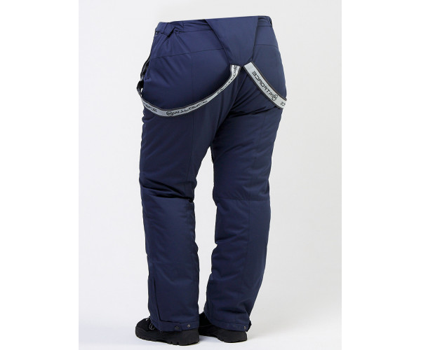 Женский зимний костюм горнолыжный большого размера фиолетового цвета 011982F