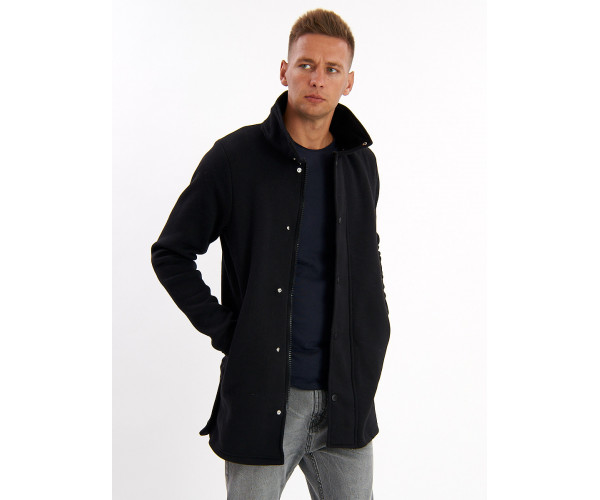 Толстовка классическая черного цвета 3007Ch