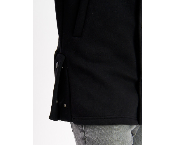 Толстовка классическая черного цвета 3007Ch