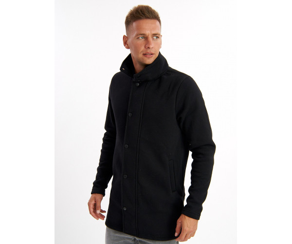 Толстовка классическая черного цвета 3007Ch