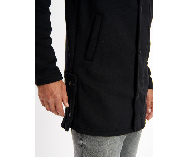 Толстовка классическая черного цвета 3007Ch