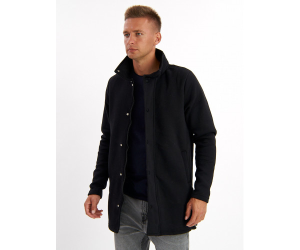 Толстовка классическая черного цвета 3007Ch