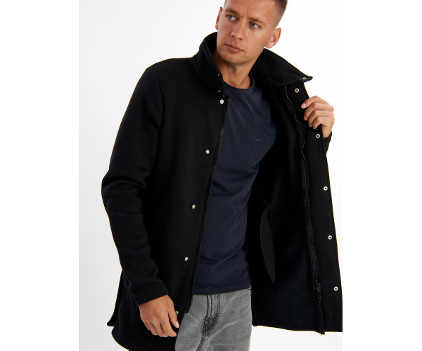 Толстовка классическая черного цвета 3007Ch