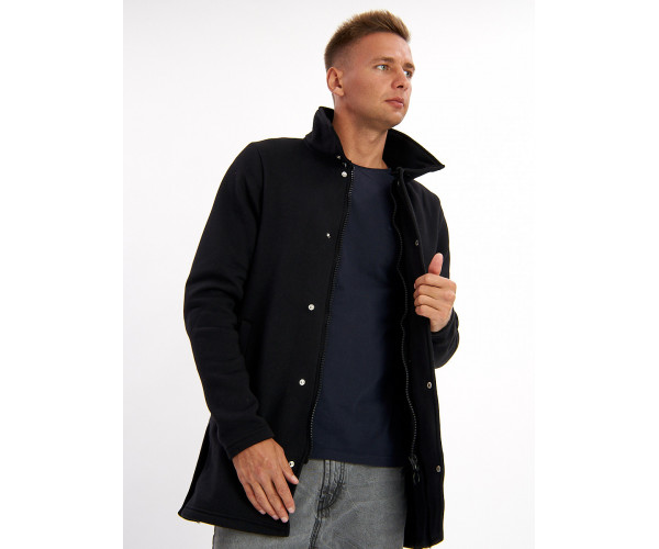 Толстовка классическая черного цвета 3007Ch