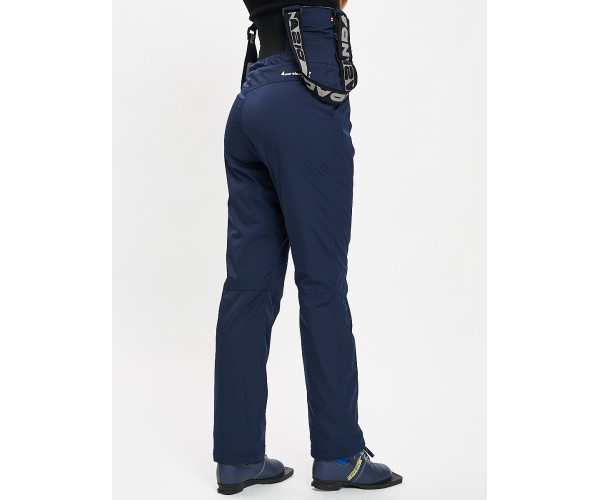 Горнолыжный костюм женский темно-синего цвета 077030TS