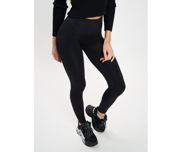 Лосины женские черного цвета 2396Ch