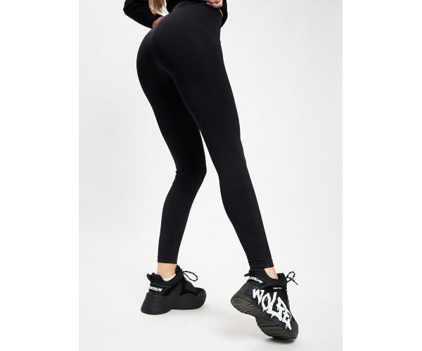 Лосины женские черного цвета 2396Ch