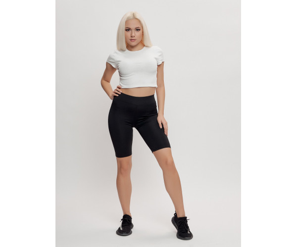 Велосипедки женские спортивные черного цвета 1099Ch