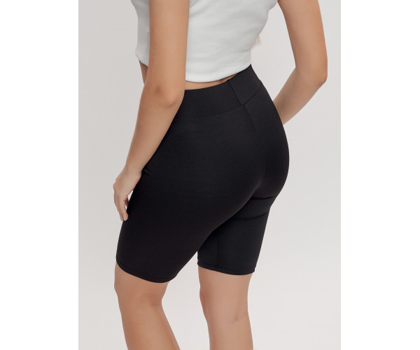 Велосипедки женские спортивные черного цвета 1099Ch