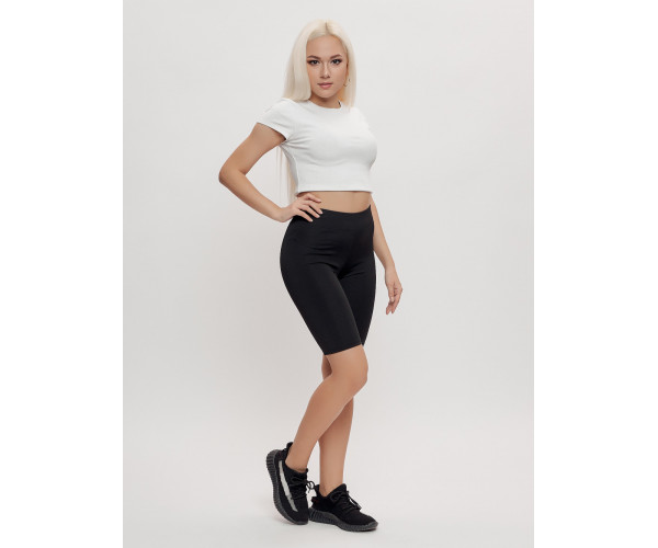 Велосипедки женские спортивные черного цвета 1099Ch