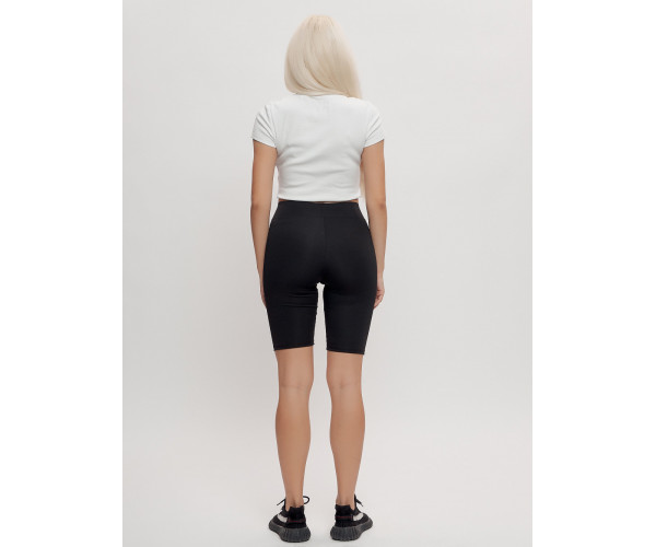 Велосипедки женские спортивные черного цвета 1099Ch