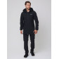 Спортивный костюм мужской  черного цвета 02020Ch