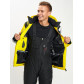 Горнолыжная куртка мужская желтого цвета 77015J
