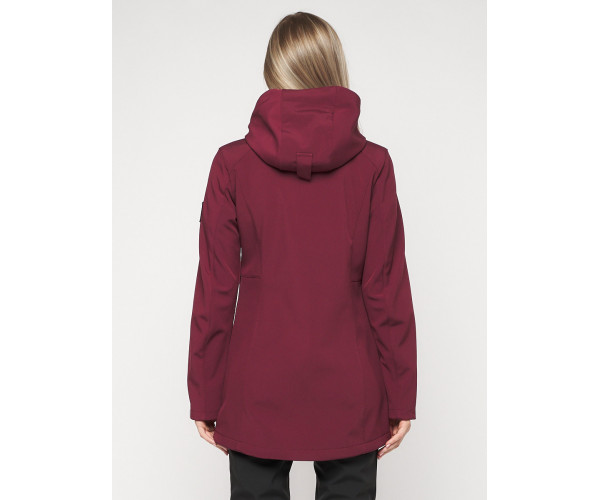 Костюм женский  бордового цвета 020371Bo