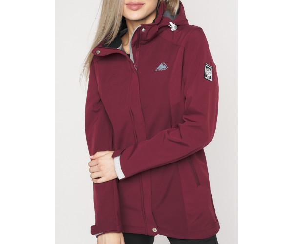 Костюм женский  бордового цвета 020371Bo