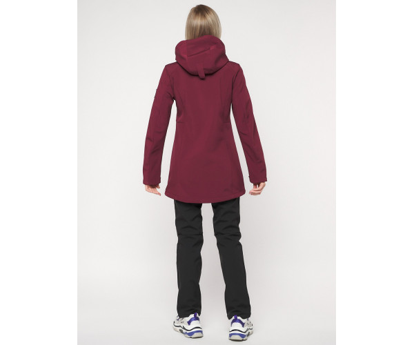 Костюм женский  бордового цвета 020371Bo