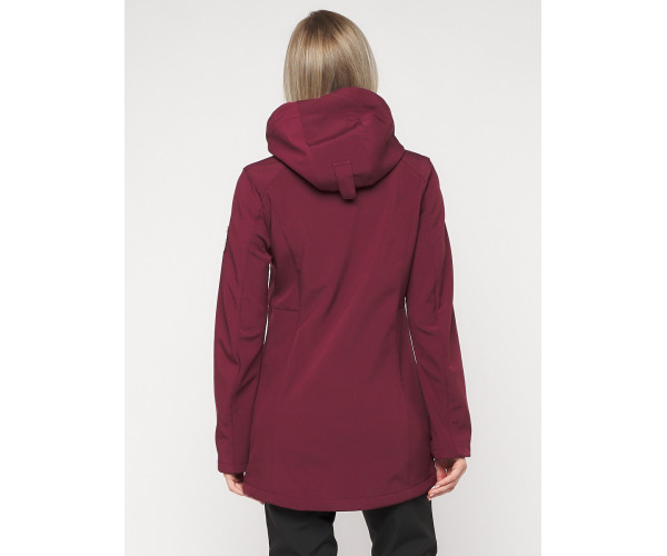 Костюм женский  бордового цвета 020371Bo