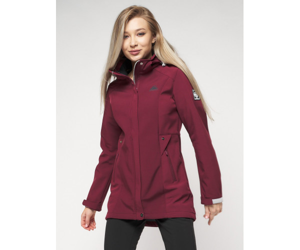 Костюм женский  бордового цвета 020371Bo