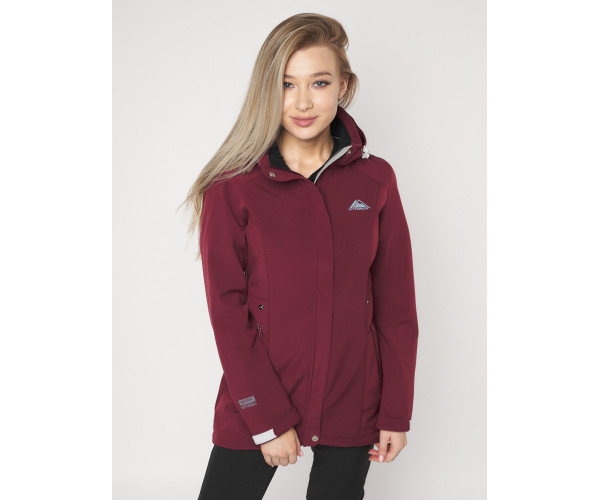 Костюм женский  бордового цвета 020371Bo