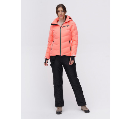 Горнолыжный костюм  персикового цвета 02081P