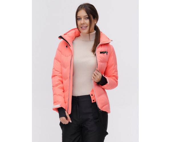 Горнолыжный костюм  персикового цвета 02081P