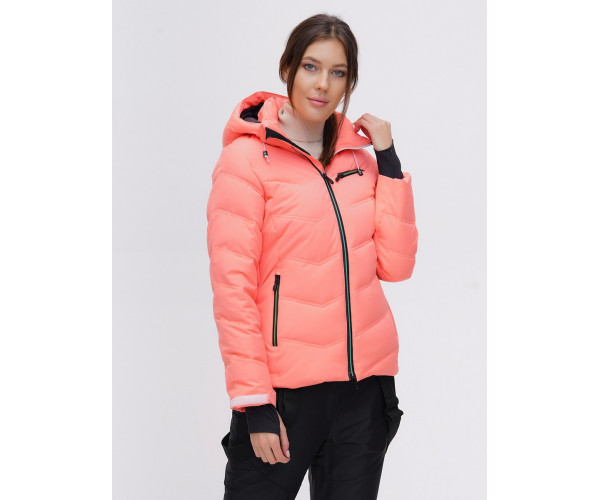 Горнолыжный костюм  персикового цвета 02081P