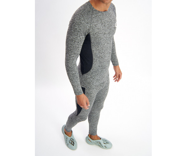 Термобелье мужское серого цвета 2202Sr