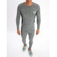 Термобелье мужское серого цвета 2202Sr