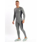 Термобелье мужское серого цвета 2202Sr
