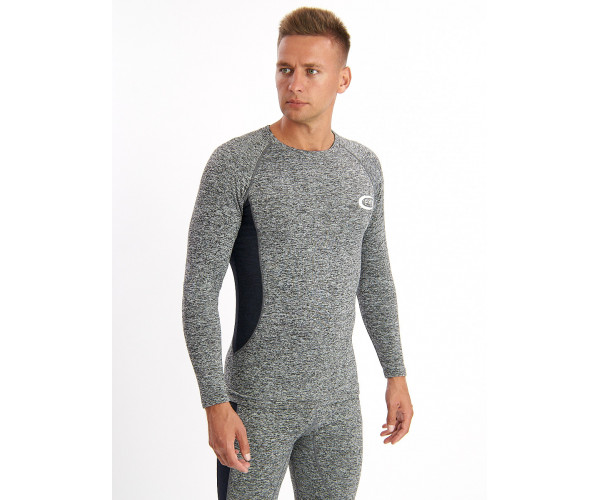 Термобелье мужское серого цвета 2202Sr