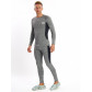 Термобелье мужское серого цвета 2202Sr