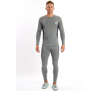 Термобелье мужское серого цвета 2202Sr