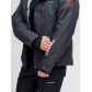 Горнолыжная куртка  темно-серого цвета 2061TC