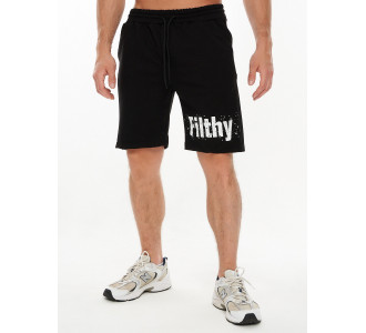 Шорты трикотажные мужские черного цвета 221108Ch