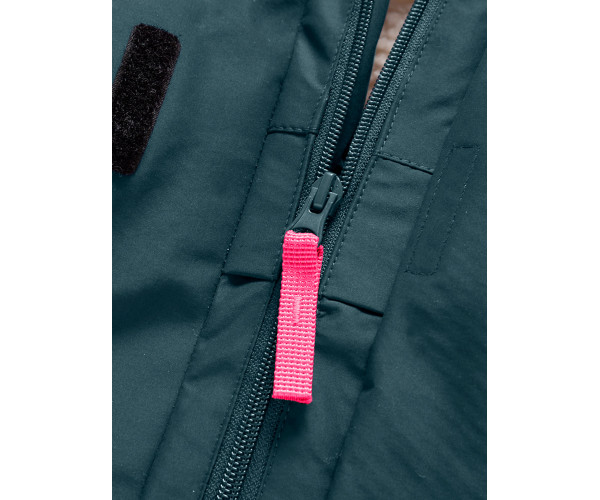 Парка зимняя Valianly для девочки темно-зеленого цвета 9036TZ