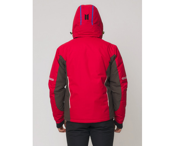 Мужская зимняя горнолыжная куртка  красного цвета 1971Kr
