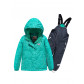 Горнолыжный костюм Valianly детский бирюзового цвета 9012Br