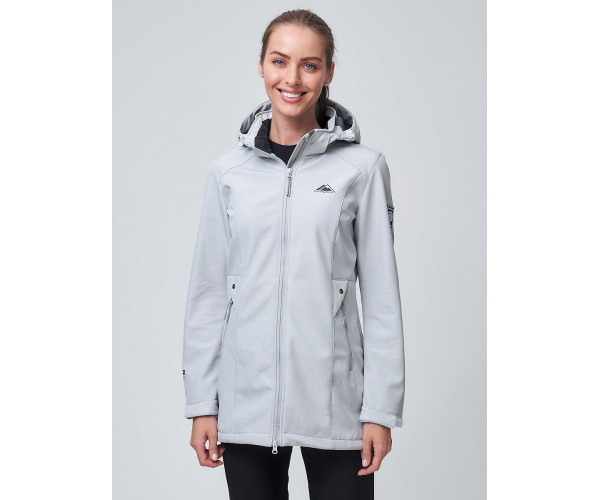 Костюм женский  светло-серого цвета 02037SS