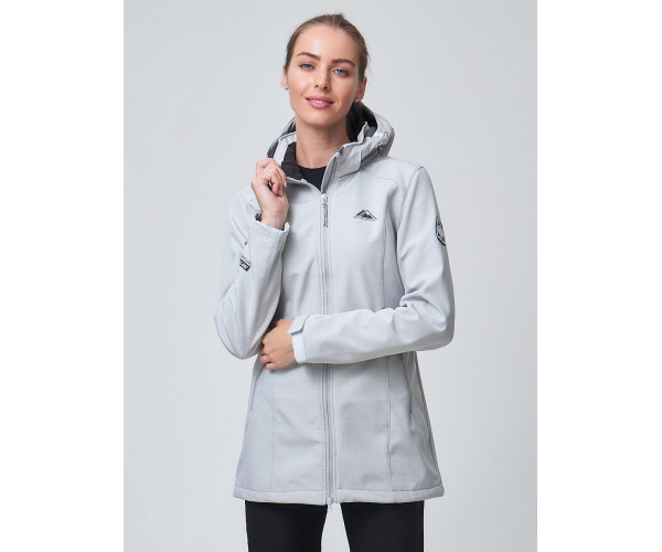 Костюм женский  светло-серого цвета 02037SS