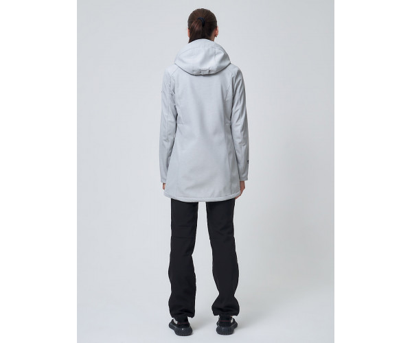 Костюм женский  светло-серого цвета 02037SS